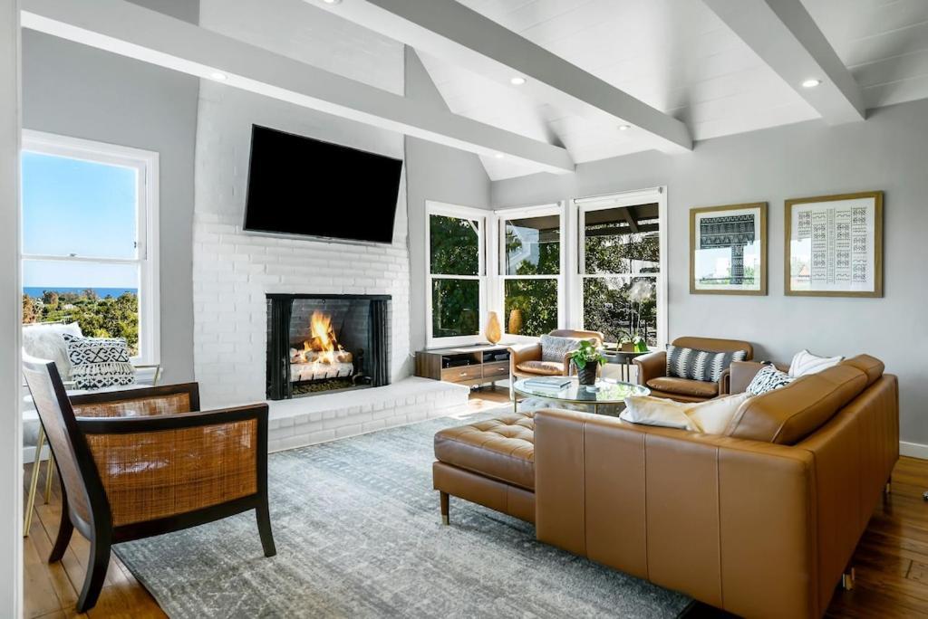 Villa Hampton House Pacific Palisades Ca Ocean View Family & Pet Friendly Weekly & Monthly Discounts Los Angeles